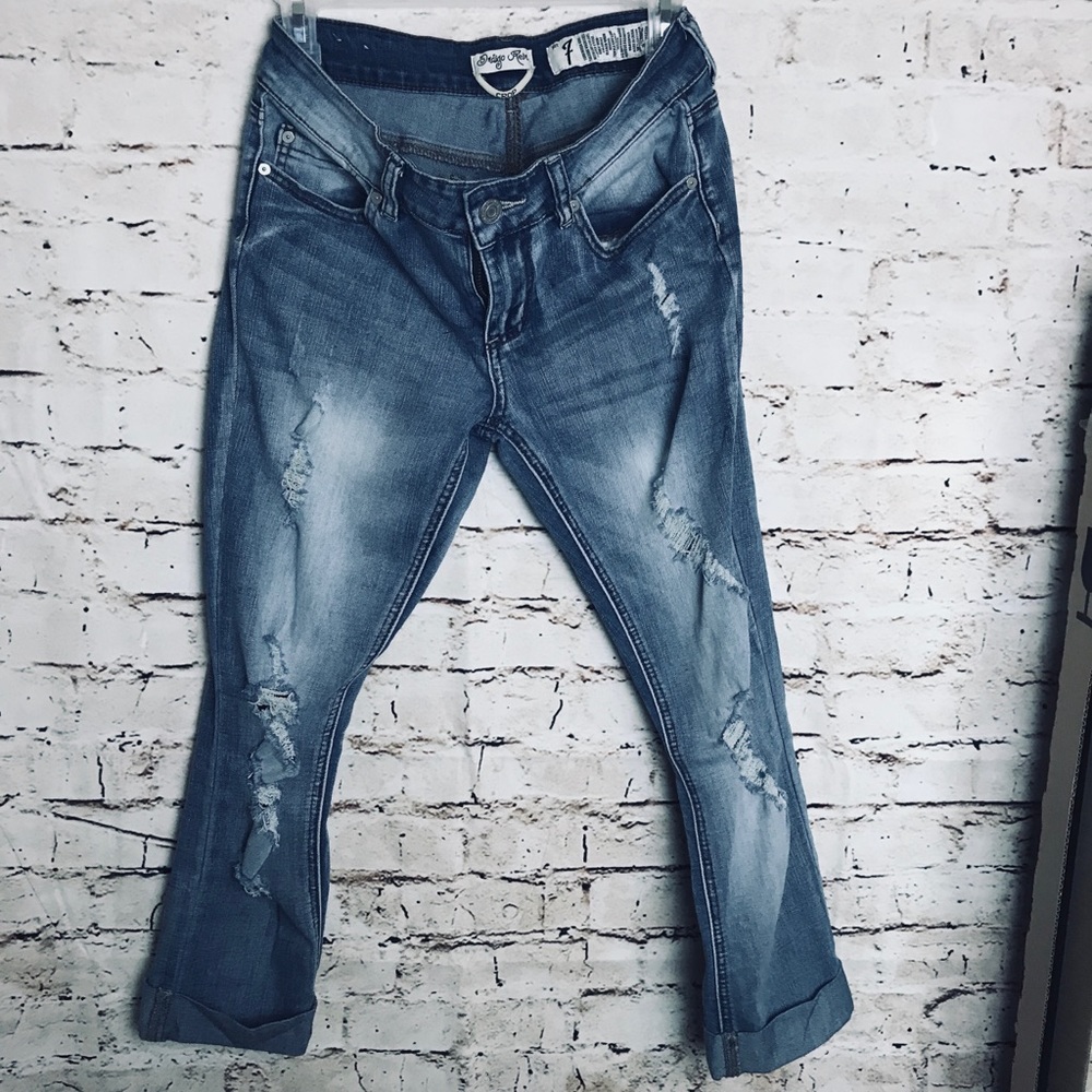 Indigo Rein crop jeans